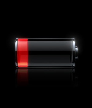 iPhone low battery screen